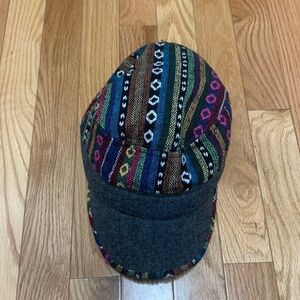 Mixed Print‎ Boho Striped Cap